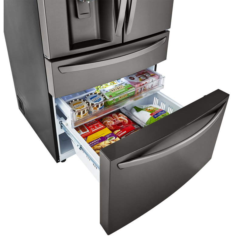 LG 36" French Door Refrigerator 30 cu. ft. Smart Refrigerator & Reviews